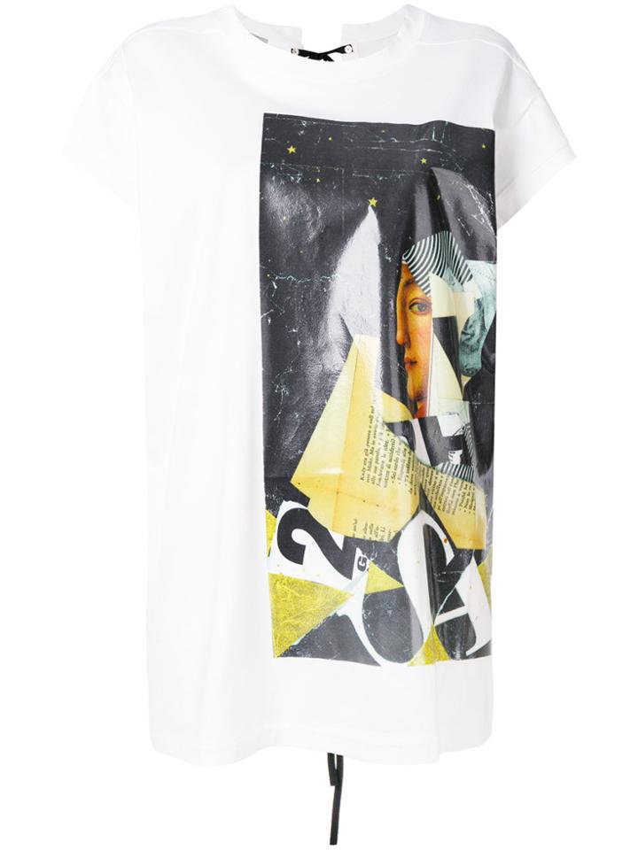 Mrz Patch-print T-shirt - White