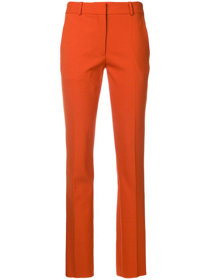 Victoria Beckham Straight Tailored Trousers - Yellow & Orange
