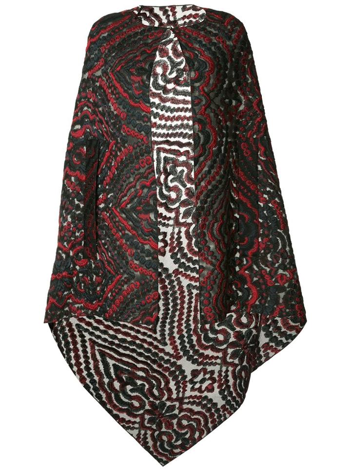 Roland Mouret Lightweight Cape - Red