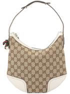 Gucci Vintage Shelly Line Gg Pattern Shoulder Bag - Brown