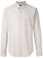 Osklen Striped Long Sleeved Shirt - White