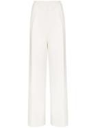 Alexandre Vauthier High-waisted Wide-leg Trousers - White