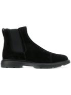 Hogan Ankle Length Boots - Black