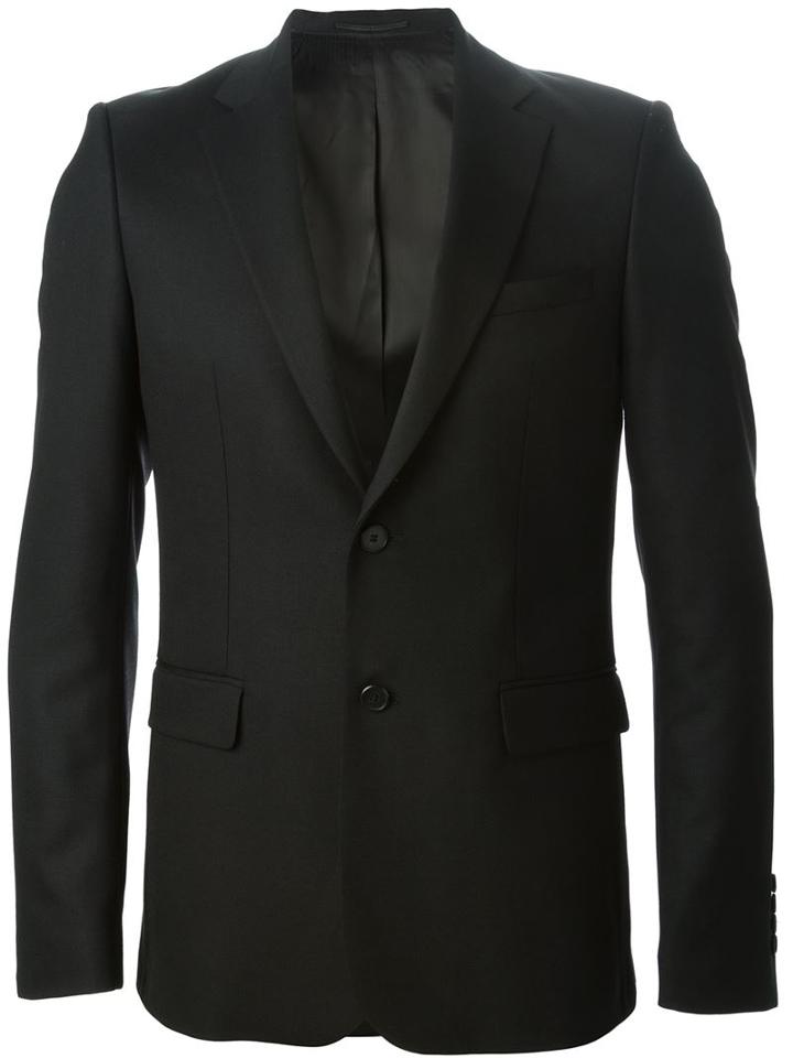 Givenchy Classic Formal Suit, Men's, Size: 50, Black, Cotton/spandex/elastane/acetate/wool
