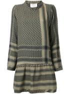 Cecilie Copenhagen V-neck Top, Women's, Green, Cotton