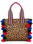Etro Tassel Detail Leopard Print Tote Bag - Multicolour