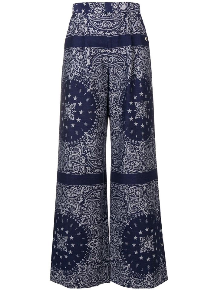 Études Transition Bandana Trousers - Blue
