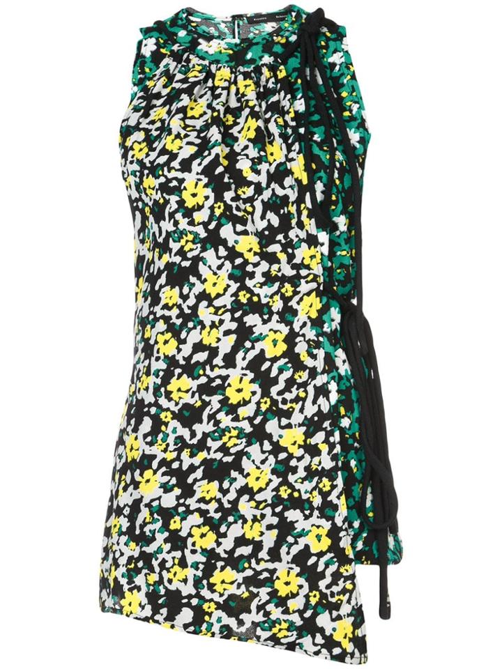 Proenza Schouler S/l Asym Top-printed Viscose Georgette - Unavailable