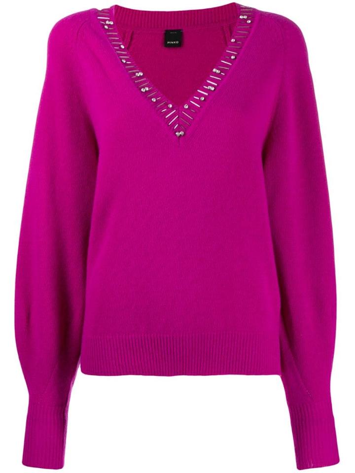Pinko Stone Embellished Jumper