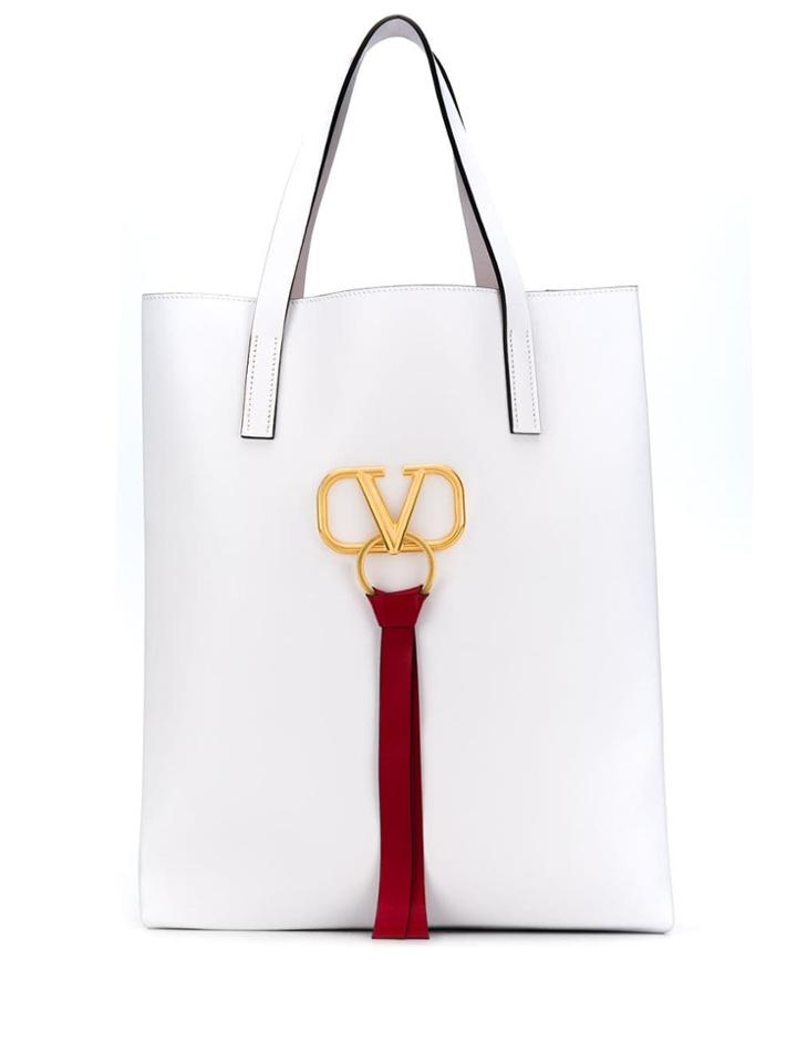 Valentino Valentino Garavani Vring Tote - White