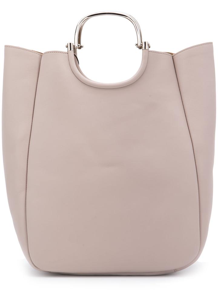Derek Lam 10 Crosby Bucket Tote, Women's, Nude/neutrals, Nappa Leather