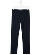 Msgm Kids Tailored Trousers - Blue