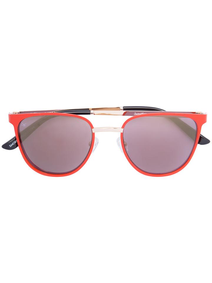 Smoke X Mirrors Money Sunglasses, Women's, Red, Acetate/stainless Steel