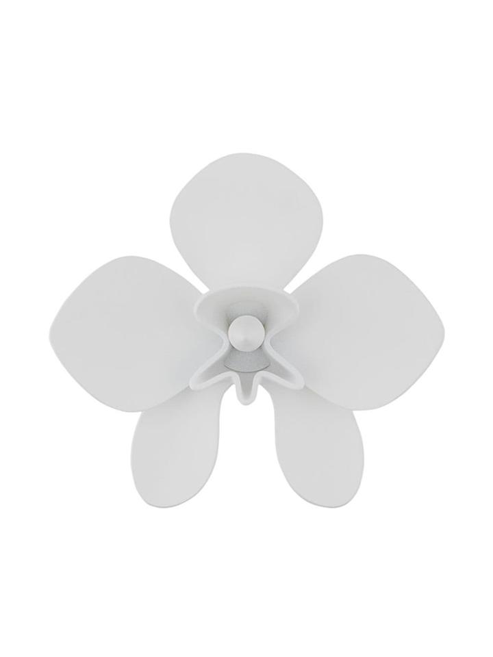 Robert Wun Flower Brooch - White