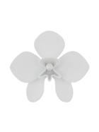 Robert Wun Flower Brooch - White
