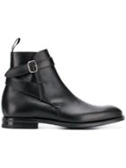 Church's Side Buckle Ankle Boots - Black