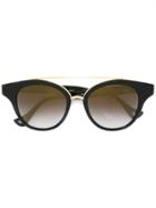 Dita Eyewear Round Framed Sunglasses - Black