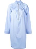 Cédric Charlier Shirt Dress, Women's, Size: 42, Blue, Cotton/other Fibres