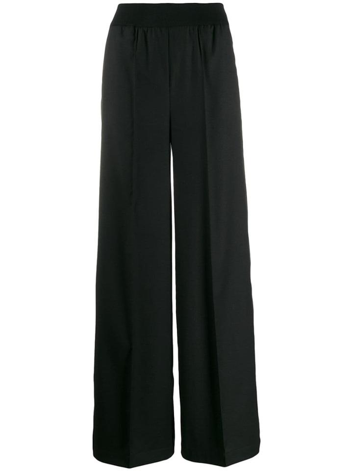 Semicouture Tailored Raised Seam Trousers - Black