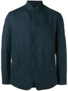 Transit - Lightweight Buttoned Jacket - Men - Silk/cotton/linen/flax/spandex/elastane - 48, Blue, Silk/cotton/linen/flax/spandex/elastane
