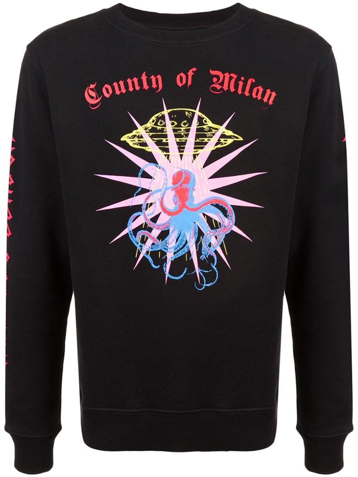 Marcelo Burlon County Of Milan Logo Sweatshirt - Black