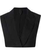 Vera Wang Cropped Tailored Waistcoat