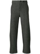 Lost & Found Ria Dunn Cropped Slim-fit Trousers - Grey