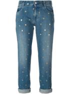 Stella Mccartney Polka Dot Tomboy Jeans, Women's, Size: 27, Blue, Cotton/spandex/elastane