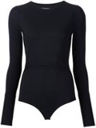 Maison Margiela Long Sleeve Body, Women's, Size: 42, Black, Polyamide/spandex/elastane
