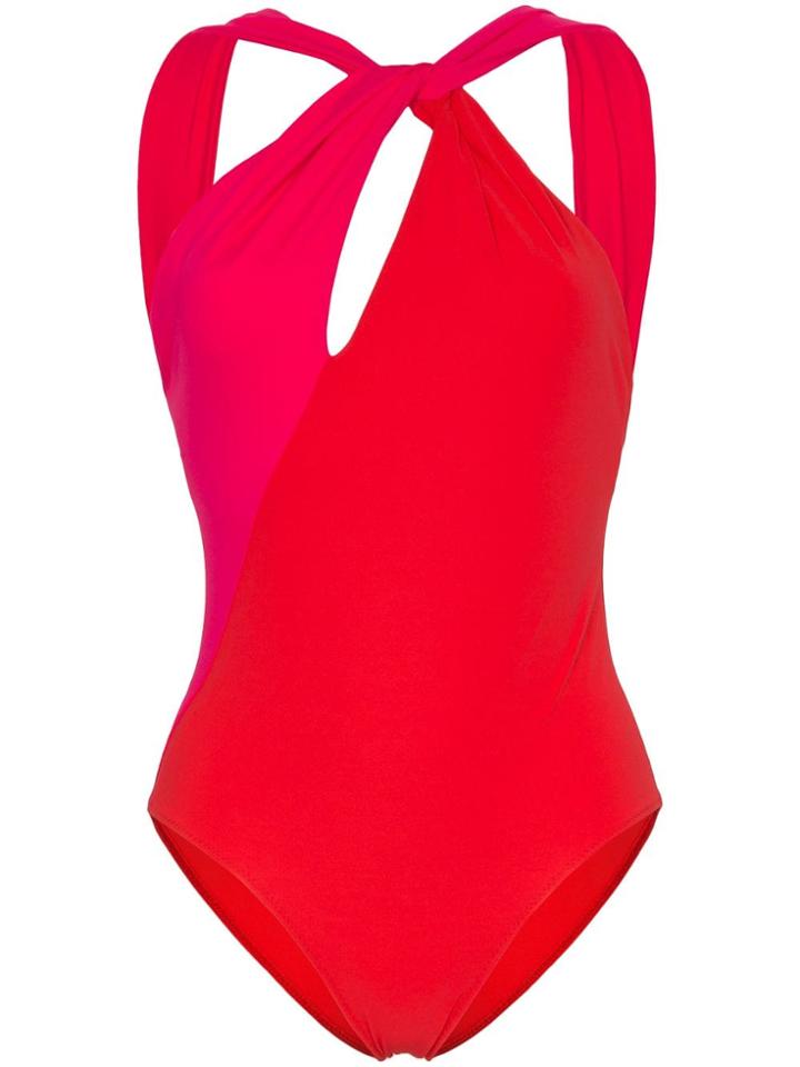 Araks Venetia Two-tone Swimsuit - Red