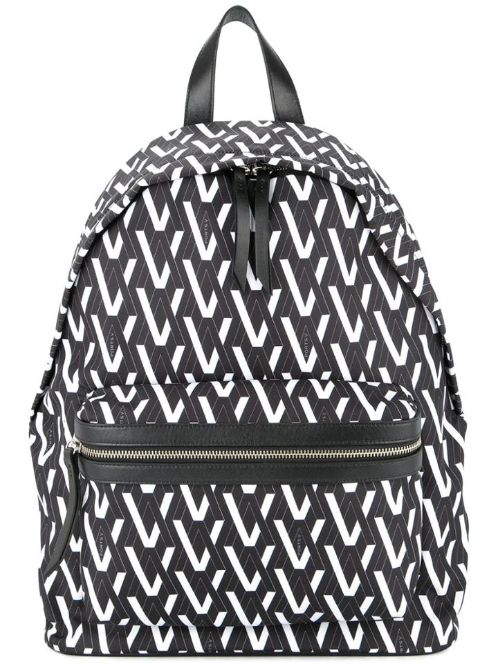 Ports V All-over Print Backpack - Black