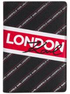 Karl Lagerfeld K/city London Passport Holder - Black