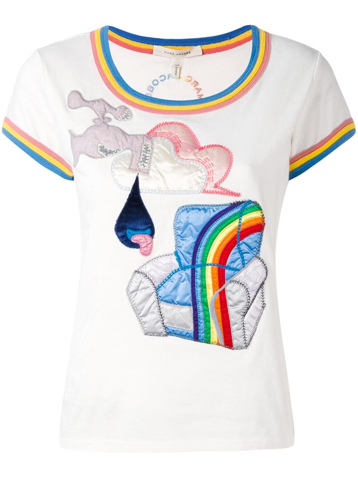 Marc Jacobs Julie Verhoeven Appliqué T-shirt - White