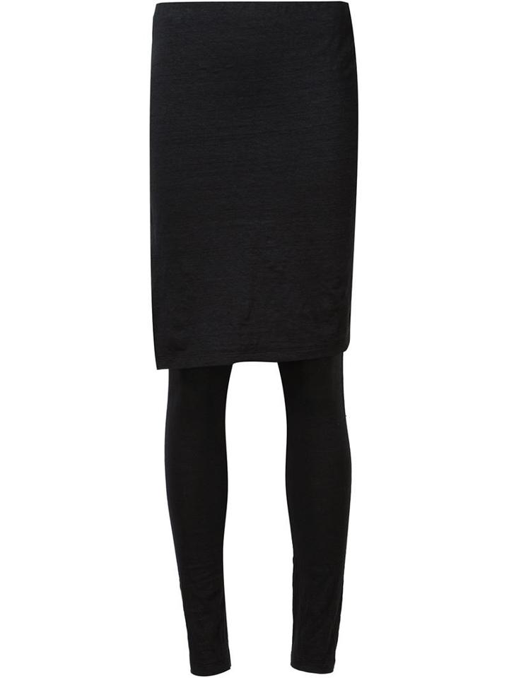 Forme D'expression Overlay Leggings, Women's, Size: Small, Black, Linen/flax/elastodiene