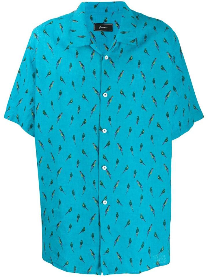 Paura Petra Parrot Shirt - Blue