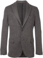 Eleventy Pinstripe Blazer, Men's, Size: 54, Grey, Cotton/acetate/merino/pbt Elite