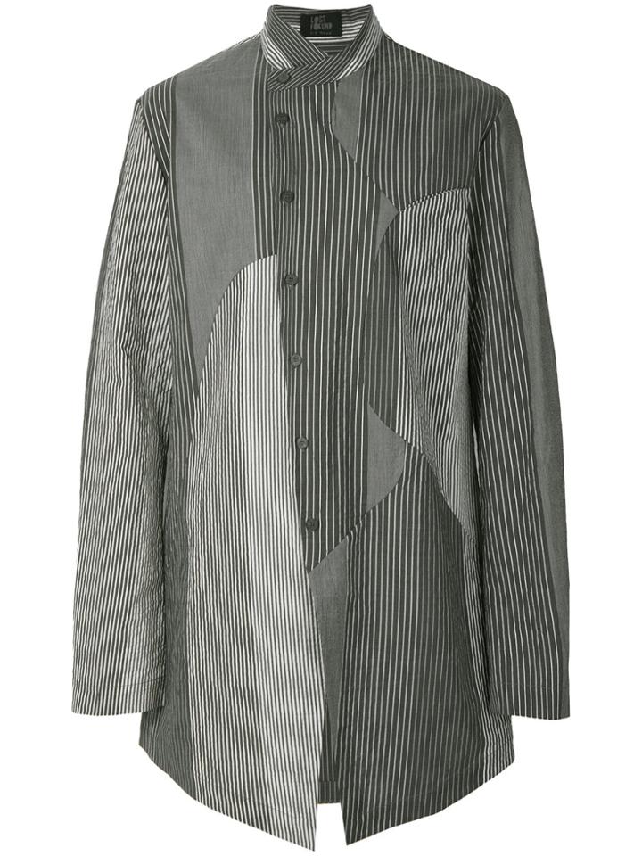 Lost & Found Ria Dunn Asymmetric Colour-block Shirt - Black