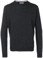 Corneliani Slim-fit Knitted Sweater - Grey