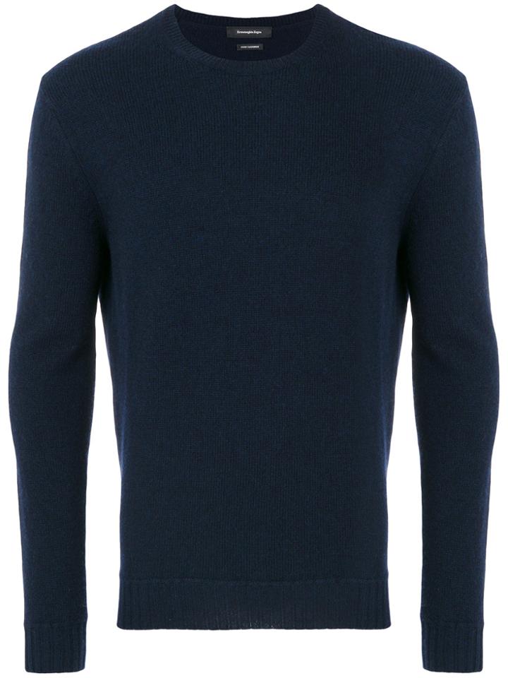 Ermenegildo Zegna Knitted Jumper - Blue
