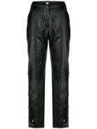 Self-portrait Cut-out Detail Trousers - Black