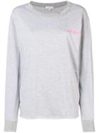 Natasha Zinko Logo Long Sleeved T-shirt - Grey