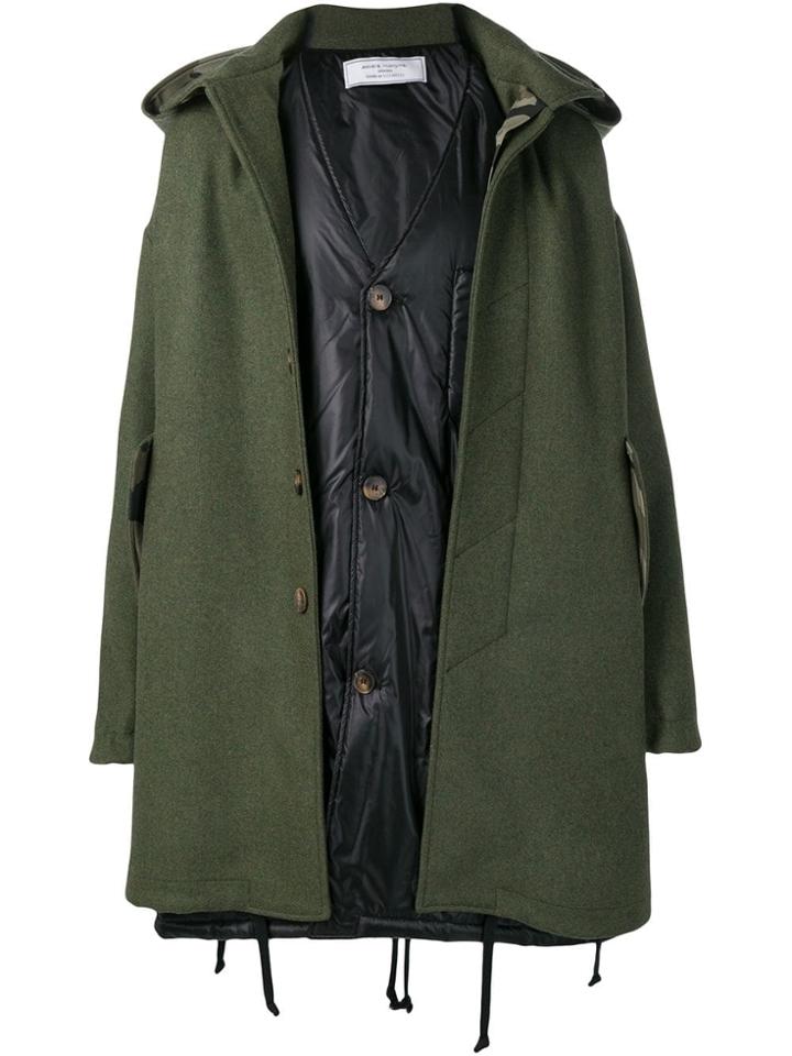 Société Anonyme Layered Hooded Parka - Green