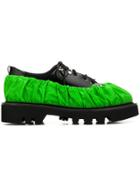 Rombaut Contrast Lace-up Shoes - Green