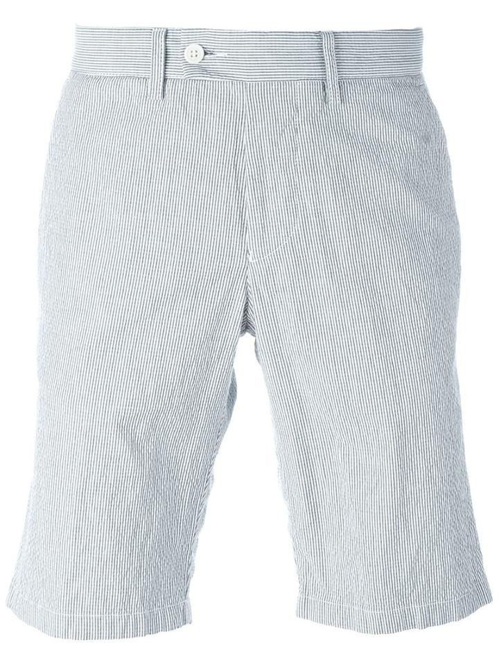 Aspesi Bermuda Shorts, Men's, Size: 48, White, Cotton/linen/flax/spandex/elastane