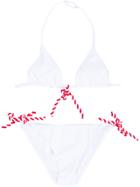 Mc2 Saint Barth Kids Teen Capri Bikini - White