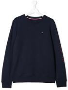 Tommy Hilfiger Junior Embroidered Logo Sweatshirt - Blue