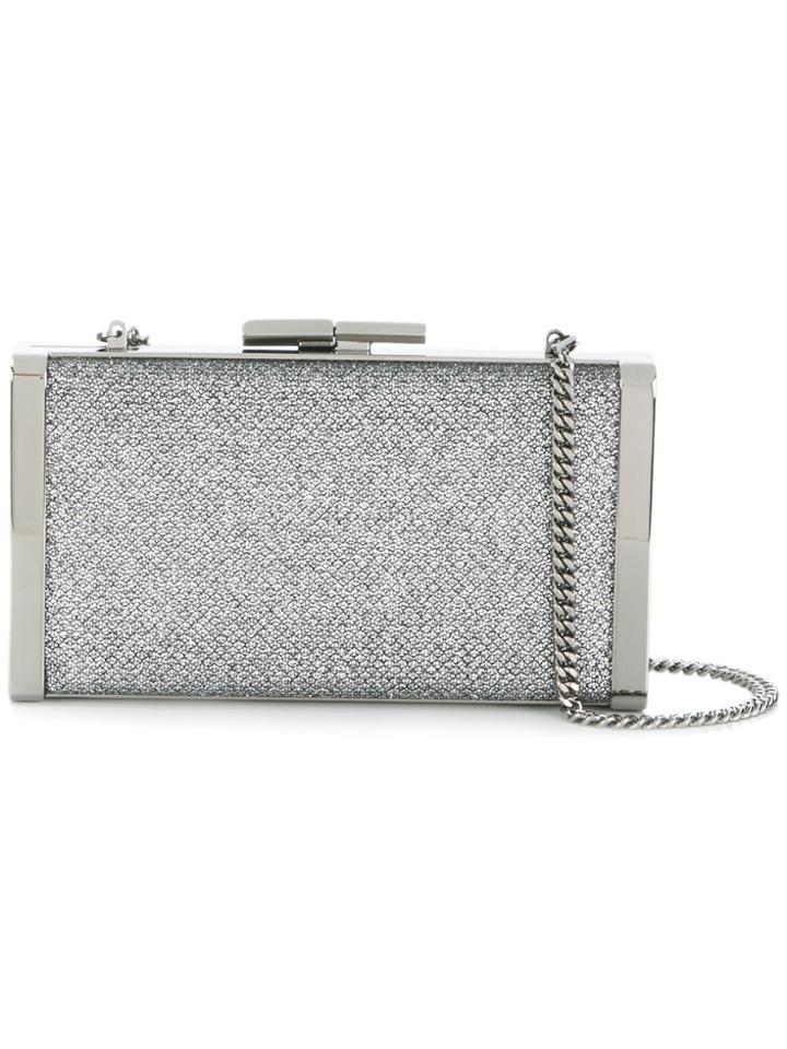 Jimmy Choo J Box Clutch - Grey