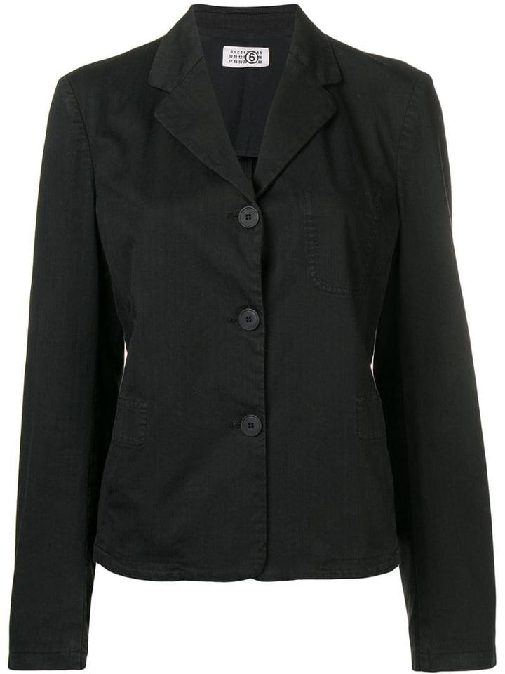 Maison Martin Margiela Pre-owned 2000 Pinstriped Jacket - Black