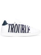 Joshua Sanders 'big Trouble' Lace-up Sneakers - White