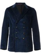 The Gigi 'ziggy' Tweed Blazer, Men's, Size: 48, Blue, Cotton/cupro